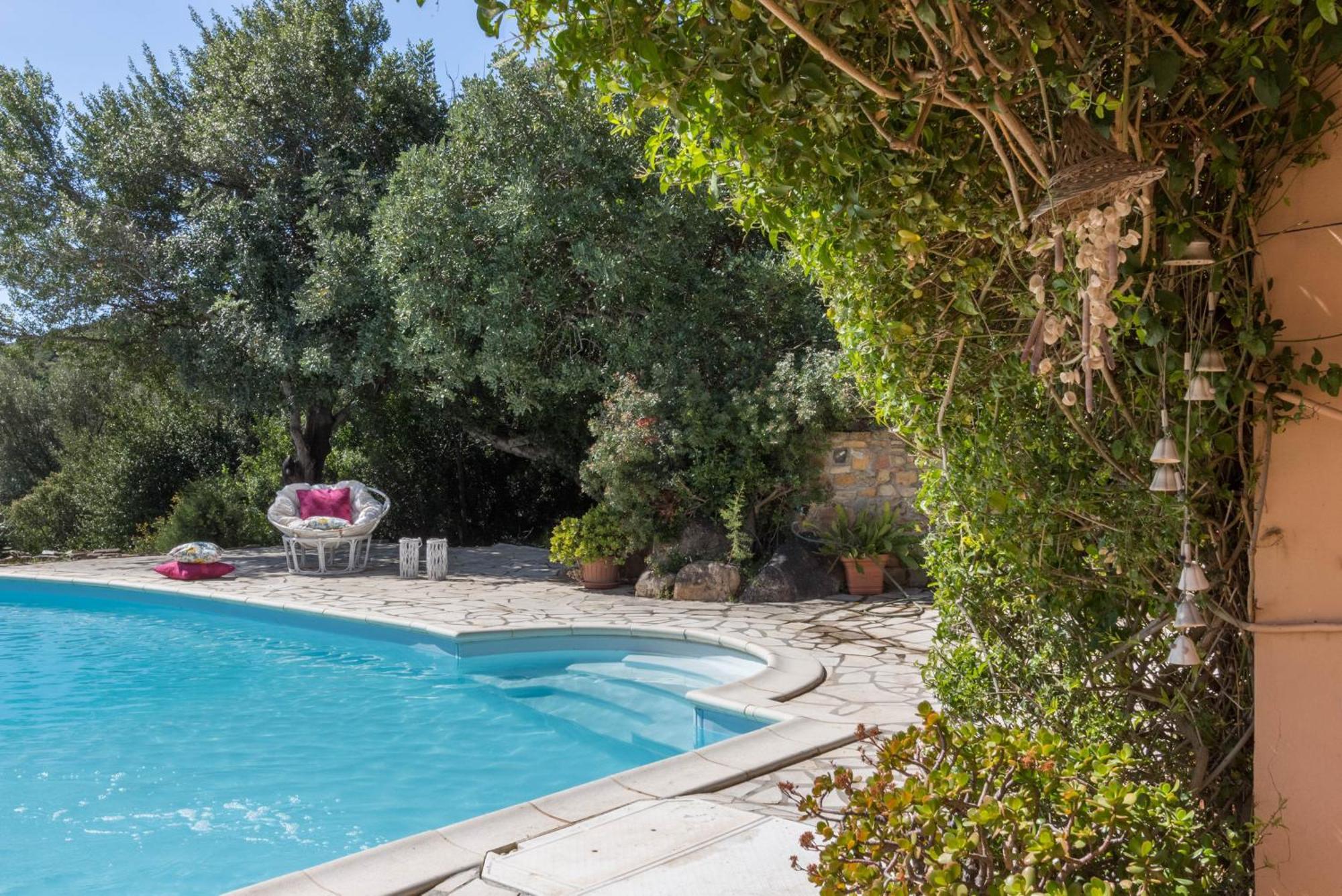 Villa Bellavista con piscina e panorama mozzafiato Villasimius Esterno foto