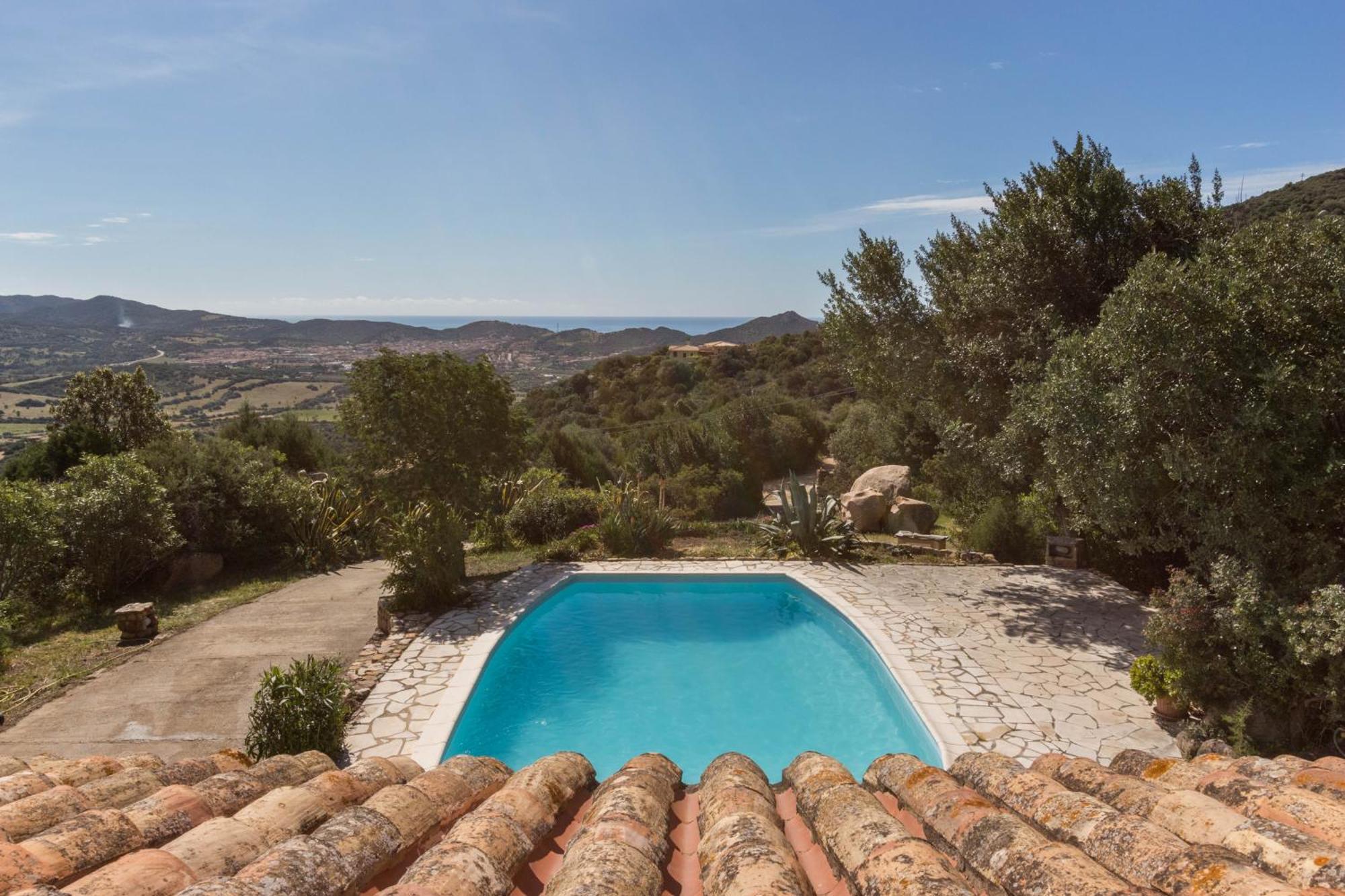 Villa Bellavista con piscina e panorama mozzafiato Villasimius Esterno foto