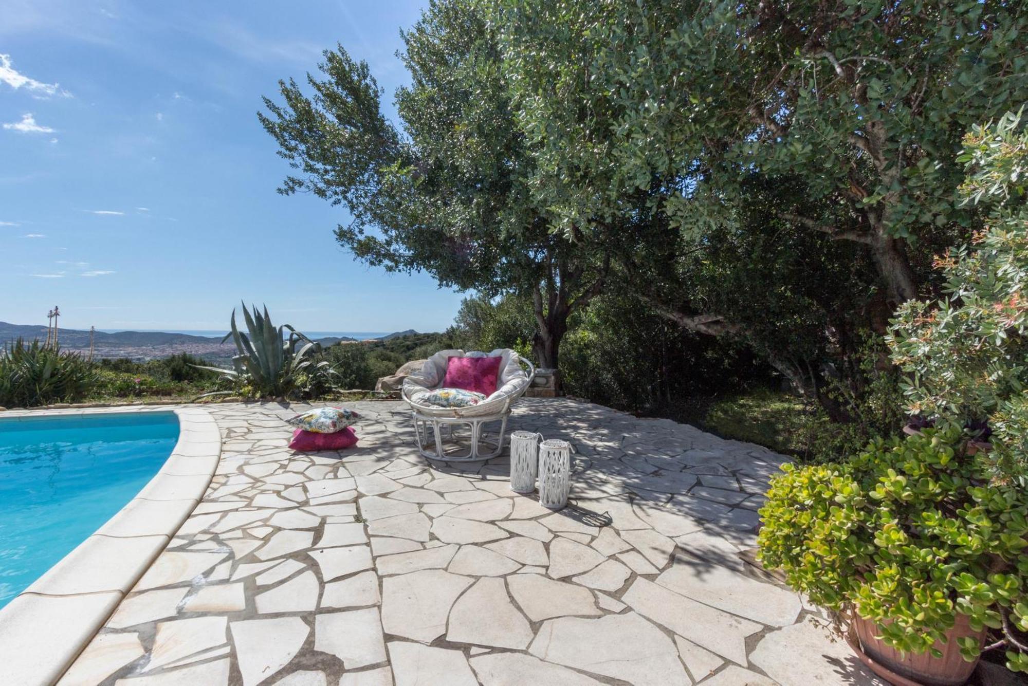 Villa Bellavista con piscina e panorama mozzafiato Villasimius Esterno foto